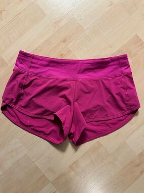 Lululemon Speed Up Low-Rise Lined Shorts Sonic Pink 6